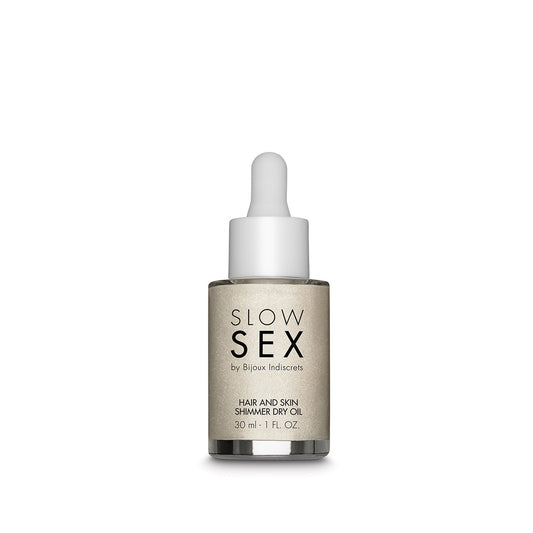 Slow Sex Hair & Skin Shimmer Dry Oil