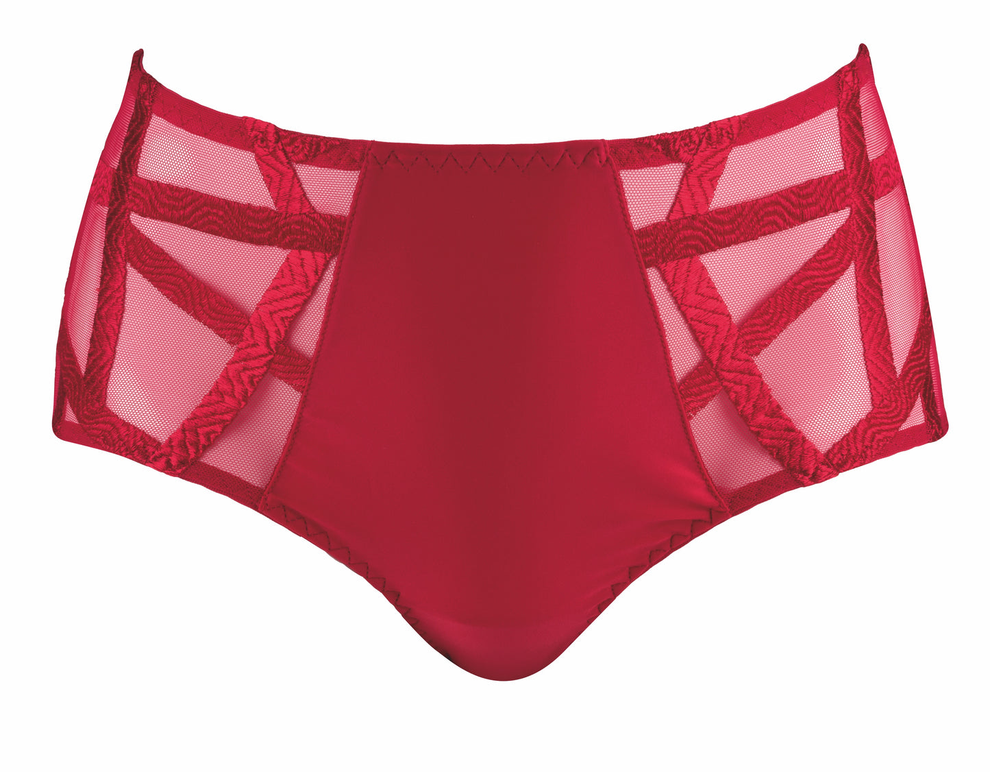 Serie High Waist Brief Rouge
