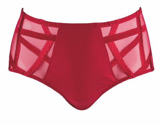 Serie High Waist Brief Rouge